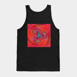 Mosaic of Colorful Retro ZigZag Pattern Tank Top